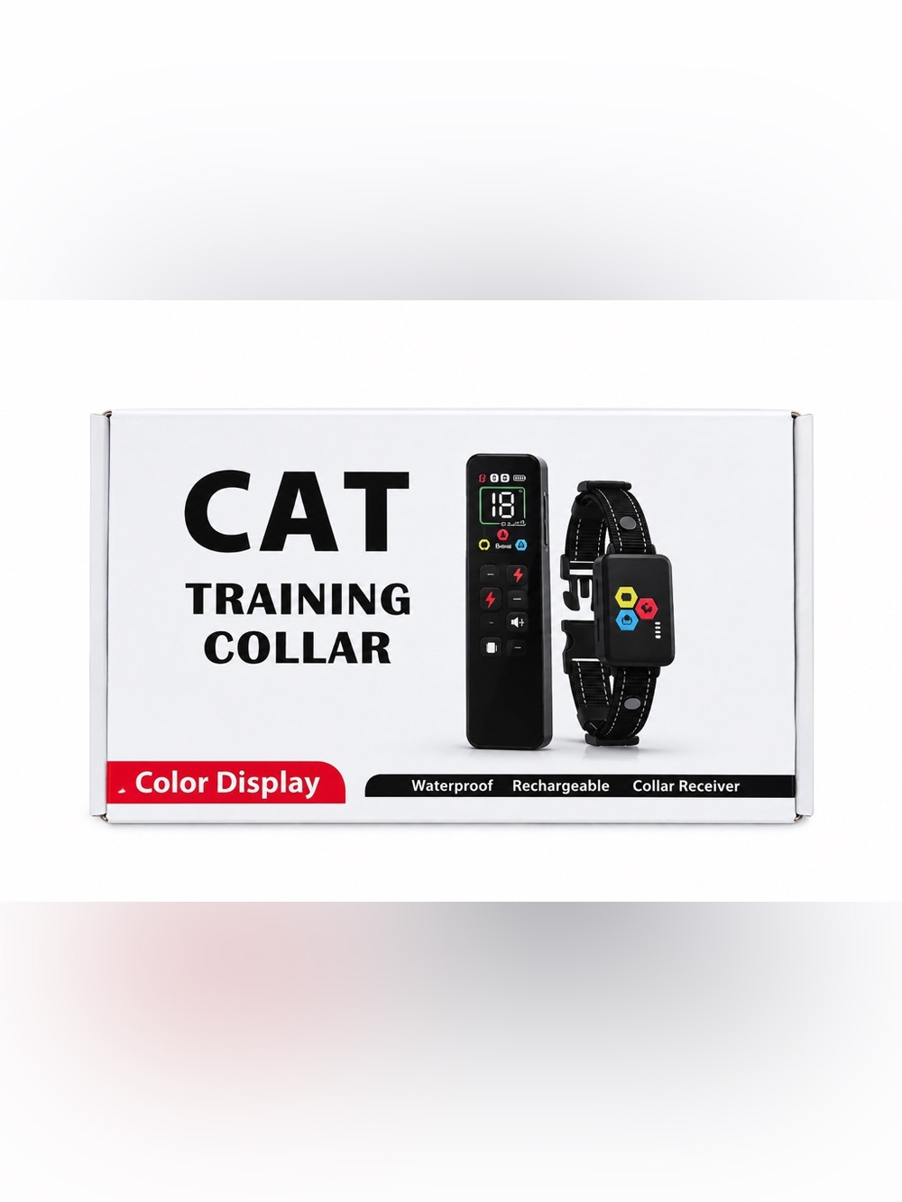 Cat/Dog Training Collar with Remote - Black